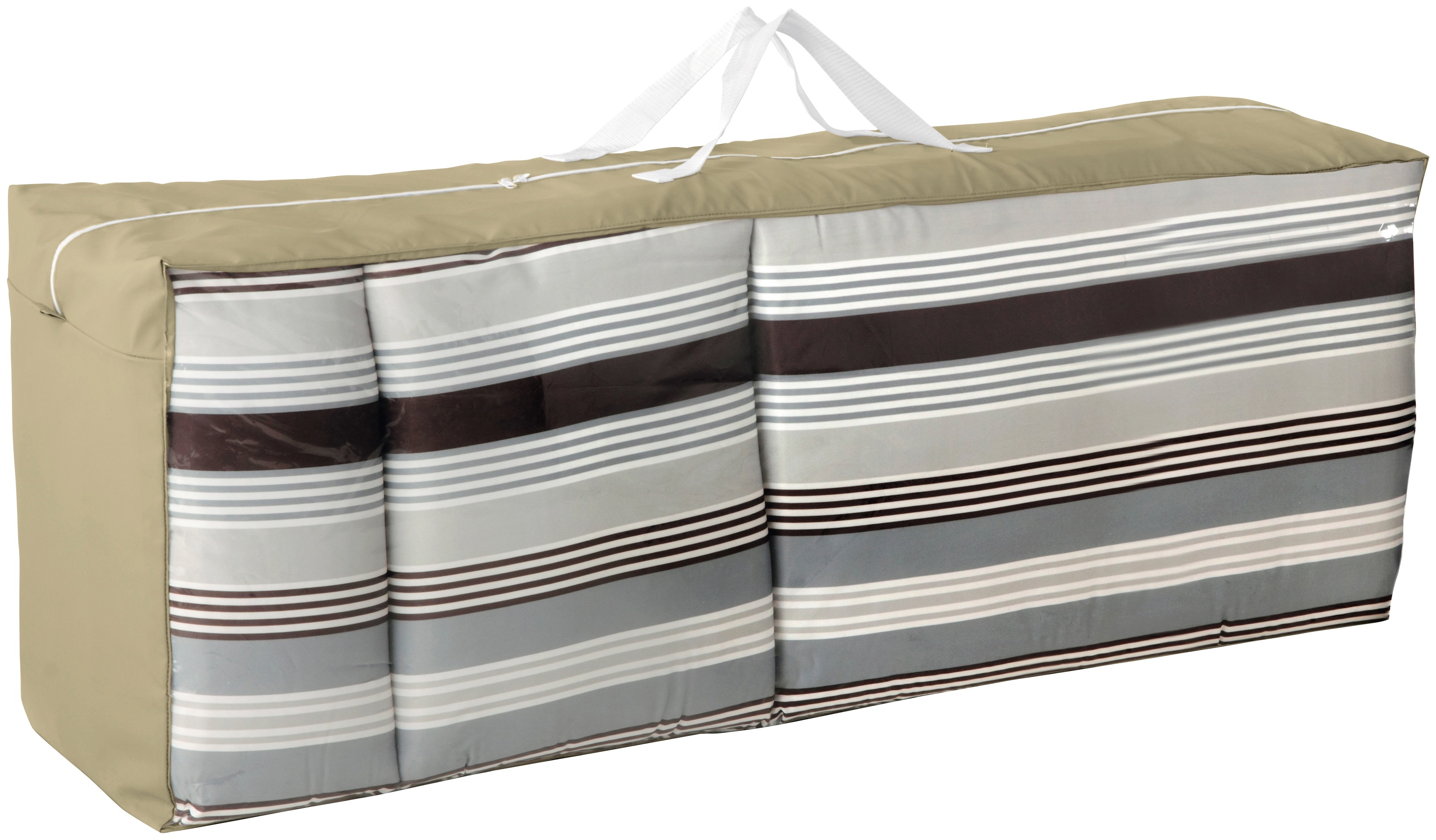 Abdeckhaube TEPRO "Universal", beige, B:32cm H:130cm T:50cm, Polyester, Hüllen, für 4 Gartenmöbelauflagen