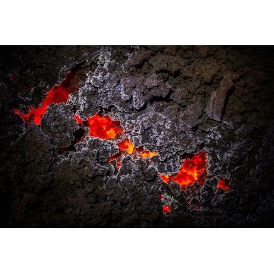 Fototapete PAPERMOON "Photo-Art BARATHIEU GABRIEL, LAVA", bunt, B:4,00m L:2,60m, Vlies, Tapeten Image