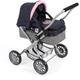 Puppenwagen CHIC2000 "Smarty Grau-Navy" blau (grau, navy) Kinder Puppenwagen -trage mit herausnehmbarer Tragetasche