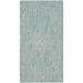 Blue/Gray 27 x 0.25 in Indoor/Outdoor Area Rug - Astoria Grand Lanny Aqua/Gray Indoor/Outdoor Area Rug | 27 W x 0.25 D in | Wayfair