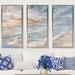 Picture Perfect International Morning Dream by Danhui Nai - 3 Piece Floater Frame Painting on Canvas in Blue/Gray/Orange | Wayfair