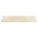 Tile Club 12" x 2" Polished Marble Chair Rail Tile Trim in 12.0 H x 2.0 W x 0.38 D in brownMarble in Beige | 12" L X 2" | Wayfair WFMSH885PA