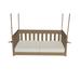 Latitude Run® Mission Porch Swing Plastic/Metal in Brown | 54 W x 32 D in | Wayfair D535564EE4A94AB4A79851C227BD7855
