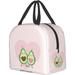 East Urban Home Cute Advocado w/ Heart Reusable Insulated Picnic Tote Bag, Glass | 8 H x 8.5 W x 5 D in | Wayfair 5DAF5177E3F14109A359A49410ABAA86