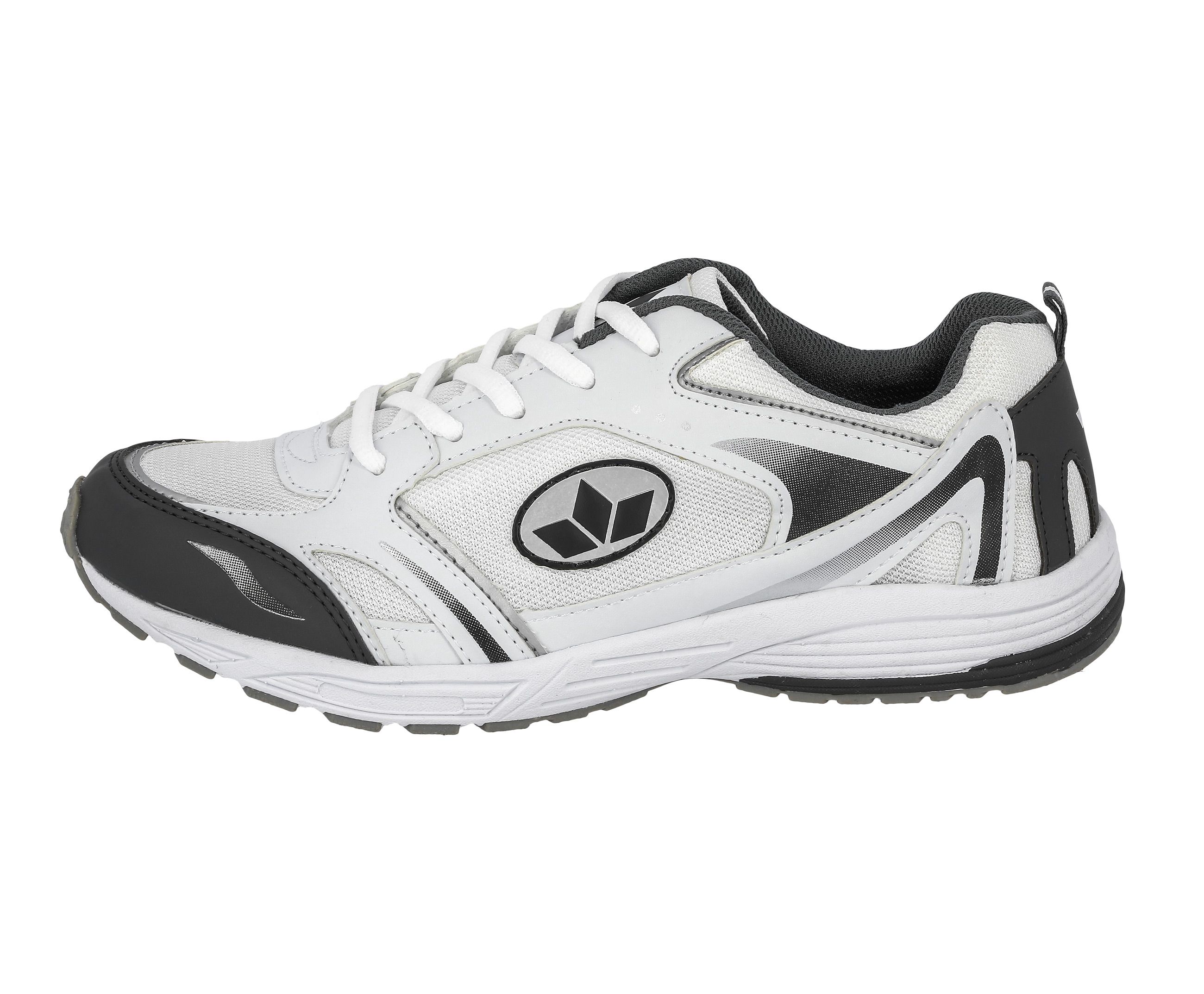 Hallenschuh LICO "Sportschuh Marvin", Herren, Gr. 42, weiß, Synthetik, Schuhe Hallenschuh