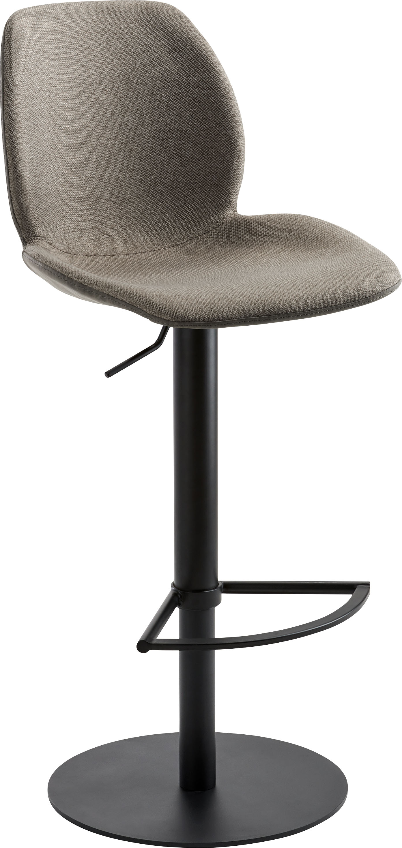 Barhocker MAYER SITZMÖBEL "Bar- und Tresenhocker myMARCO", grau (lichtgrau, muschelgrau, meliert), B:46cm H:52,5cm T:42cm, Hocker, Barhocker Image