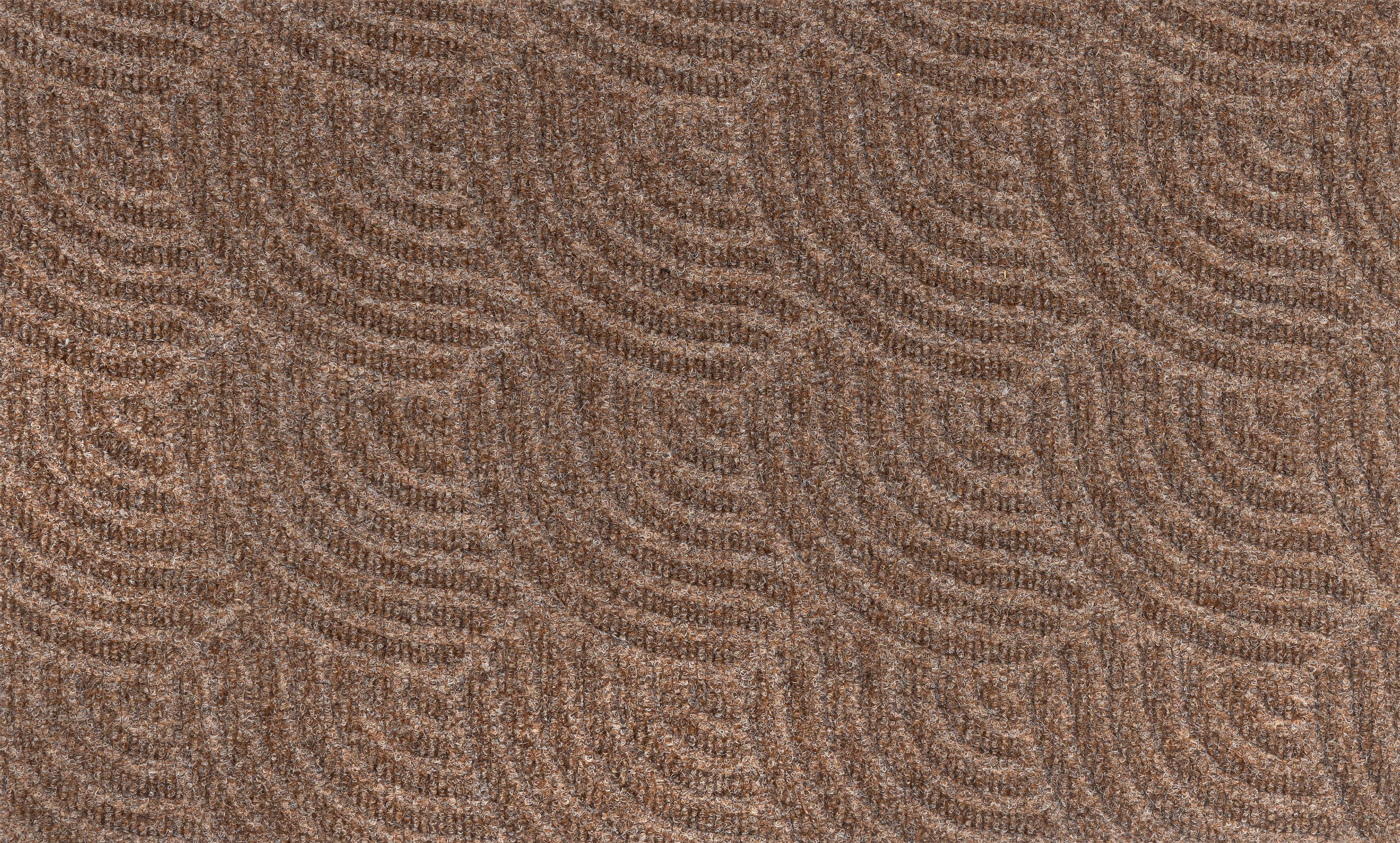 Fußmatte "DUNE Waves taupe", braun, B:45cm H:8mm L:75cm, Polyester, Polypropylen, WASH+DRY BY KLEEN-TEX, Teppiche Image