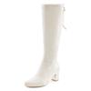 Schlupfstiefel LASCANA, Damen, Gr. 42, beige (creme), Obermaterial: 100% Textilmaterial. Futter: 100% Textilmaterial. Decksohle: 100% Lederimitat. Laufsohle: 100% Synthetik, unifarben, modisch, Schuhe, Schlupfboots, Slouchy Boots, Slip-On, Stretch &...
