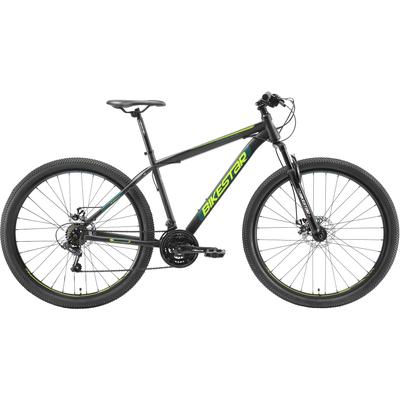 Mountainbike BIKESTAR Gr. 48, schwarz, Fahrräder, 48cm, 29 Zoll (73,66cm), für Damen und Herren, Kettenschaltung