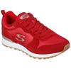 Sneaker SKECHERS "OG 85 - GOLDN GURL", Damen, Gr. 41, rot, Veloursleder, Textil, Synthetik, sportlich, Schuhe, Schnürschuh, Original-Retro-Jogginschuh mit Air-Cooled Memory Foam, Topseller