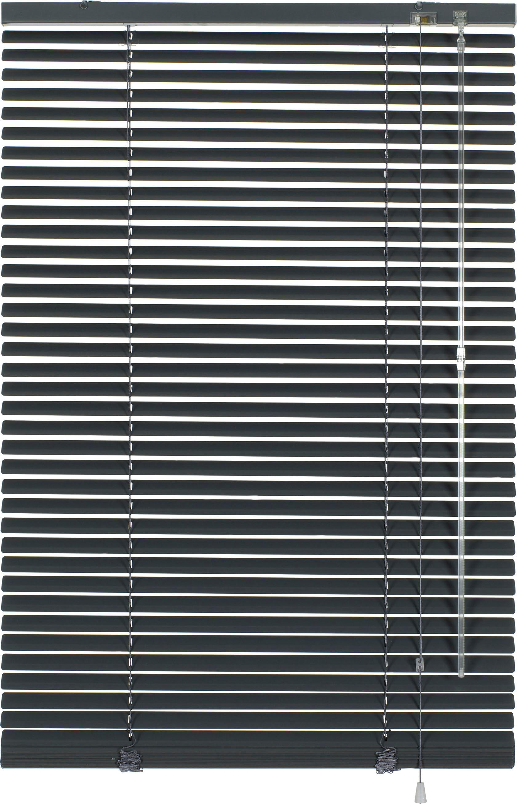 Jalousie MY HOME "Aluminium-Jalousie zum Klemmen" Gr. 3, grau (schieferfarben), B:50cm H:130cm, Jalousien, mit Klemmhalter Image