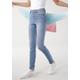 5-Pocket-Jeans KANGAROOS "SUPER SKINNY HIGH RISE" Gr. 50, N-Gr, blau (light, blue, used) Damen Jeans 5-Pocket-Jeans Röhrenjeans