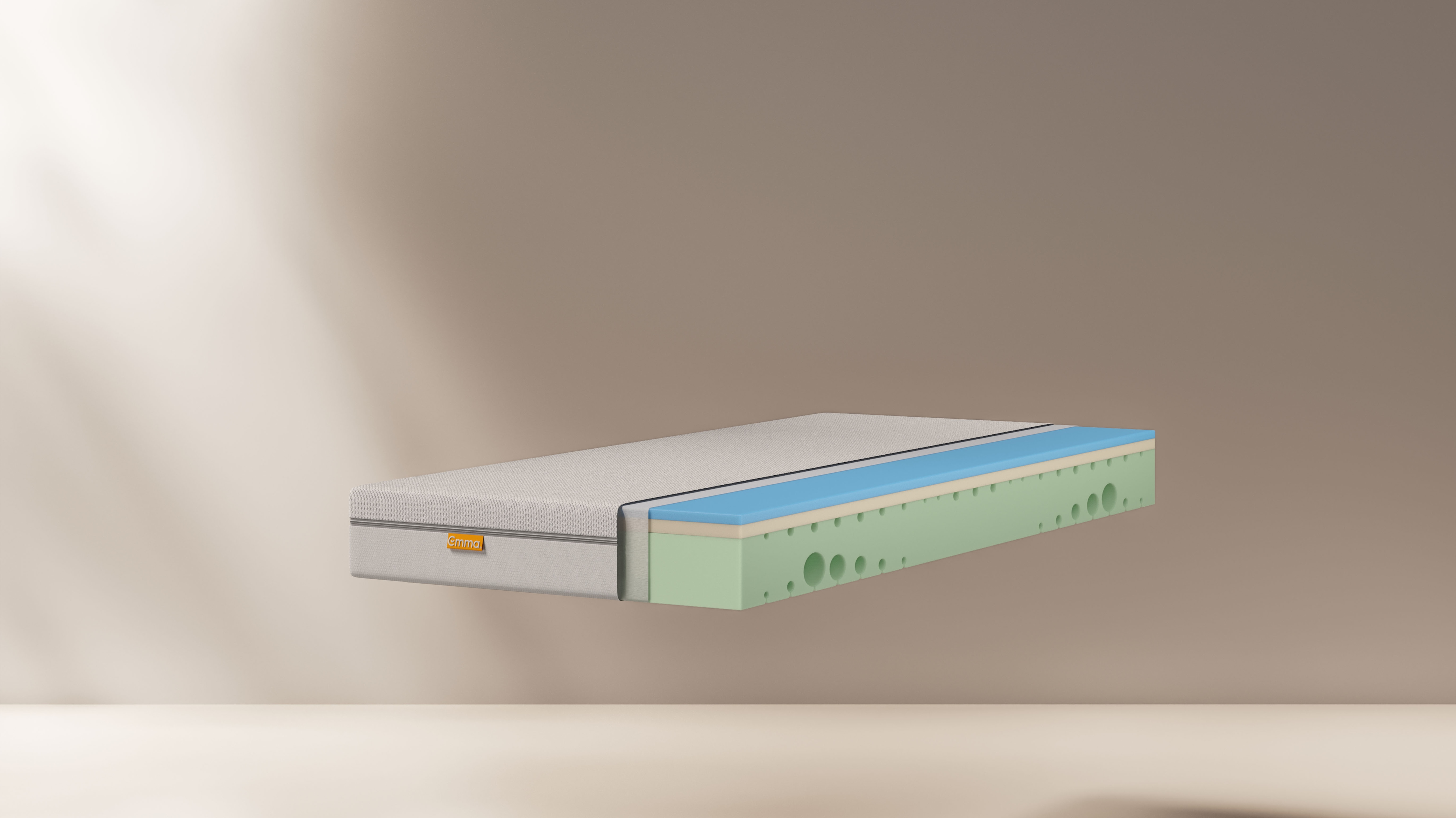 Kaltschaummatratze EMMA "Emma One, 7 Zonen Matratze 90x200 cm, 140x200 cm & weitere Größen" Gr. 24, weiß, B:80cm H:18cm L:200cm, Bezug (oben): 100% Polyester. Bezug (unten): 89% Polyester, 11% Polypropylen, Matratzen, Kaltschaummatratze, Matratze... Image