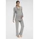 Umstandspyjama LASCANA Gr. 40/42, grau Damen Homewear-Sets Umstandswäsche