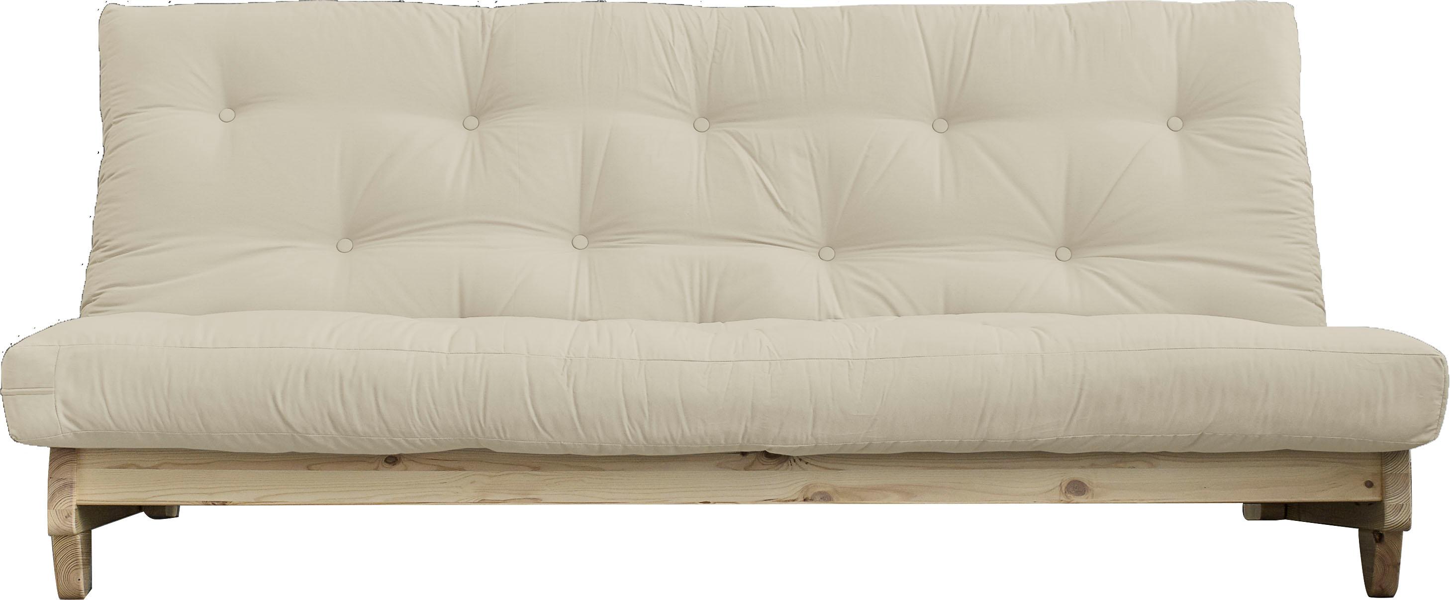 Schlafsofa KARUP DESIGN "Fresh", beige, Gestell natur, Sofas, inkl. Futonmatratze Image