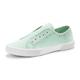 Sneaker LASCANA Gr. 37, grün (mint) Damen Schuhe Damenschuh Skaterschuh Slip-on-Sneaker Sneaker low Sommerschuh