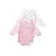 Body LILIPUT Gr. 62/68, EURO-Größen, rosa (weiß, rosa) Baby Bodies Erstausstattungspakete