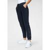 Fleecehose KANGAROOS, Damen, Gr. 40 (M), N-Gr, blau (marine), Fleece, Obermaterial: 100% Polyester, bedruckt, unifarben, casual, bequem 7/8-Länge, Hosen Haushose Jogger-Pants Loungehose Relaxhose Schlupfhose, mit Eingrifftaschen und Tunnelzug