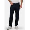 Stoffhose BRÜHL "York", Herren, Gr. 48, EURO-Größen, blau (dunkelblau), 97% Baumwolle, 3% Elasthan, unifarben, casual, lang, Hosen, in ALL-IN-ONE-Qualität