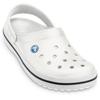 Clog CROCS "Crocband Clog", Damen, Gr. 41, weiß, Croslite, sportlich, Schuhe, Sommerschuh, Schlappen, Hausschuh mit zweifarbiger Laufsohle