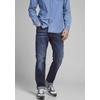 Regular-fit-Jeans JACK & JONES "JJICLARK JJORIGINAL JJ 678 NOOS", Herren, Gr. 30, Länge 30, blau (denim, blau), Denim/Jeans, Obermaterial: 98% Baumwolle, 2% Elasthan, Abriebeffekte, modisch, regular fit knöchellang, Jeans