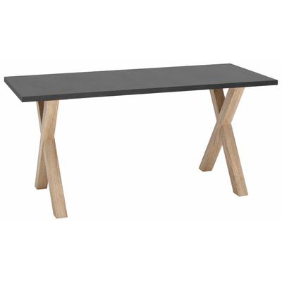 Schreibtisch MÄUSBACHER "Mio", braun (eichefarben, graphit), B:160cm H:75cm T:70cm, Tische Image