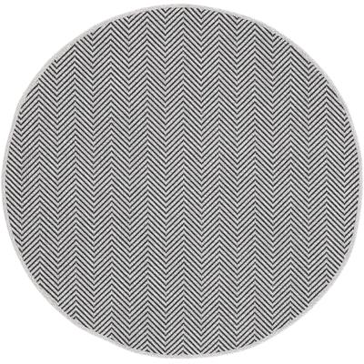 Teppich CARPETFINE "Boho 106", beige, H:4mm Ø:160cm, Polypropylen, Teppiche, robustes Flachgewebe, Sisal Optik, UV-beständig, Außenbereich Image