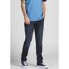 Slim-fit-Jeans JACK & JONES "JJIGLENN JJFOX AGI 304 50SPS NOOS", Herren, Gr. 33, Länge 34, blau (schwarz, blau), Denim/Jeans, Obermaterial: 91% Baumwolle, 7% Polyester, 2% Elasthan, Abriebeffekte, modisch, slim fit, Jeans