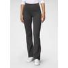 Jazzpants KANGAROOS, Damen, Gr. 42, N-Gr, grau (anthrazit, meliert), Jersey, Obermaterial: 57% Baumwolle, 38% Polyester, 5% Elasthan, casual, bequem lang, Hosen, mit hohem Stretch-Anteil sitzt wie eine zweite Haut