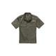 Langarmhemd BRANDIT "Brandit Herren Short Sleeves US Shirt" Gr. M, US-Größen, grün (olive) Herren Hemden Oberhemden