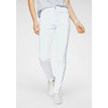Skinny-fit-Jeans LEVI'S "721 High rise skinny" Gr. 27, Länge 28, weiß (white) Damen Jeans Röhrenjeans mit hohem Bund