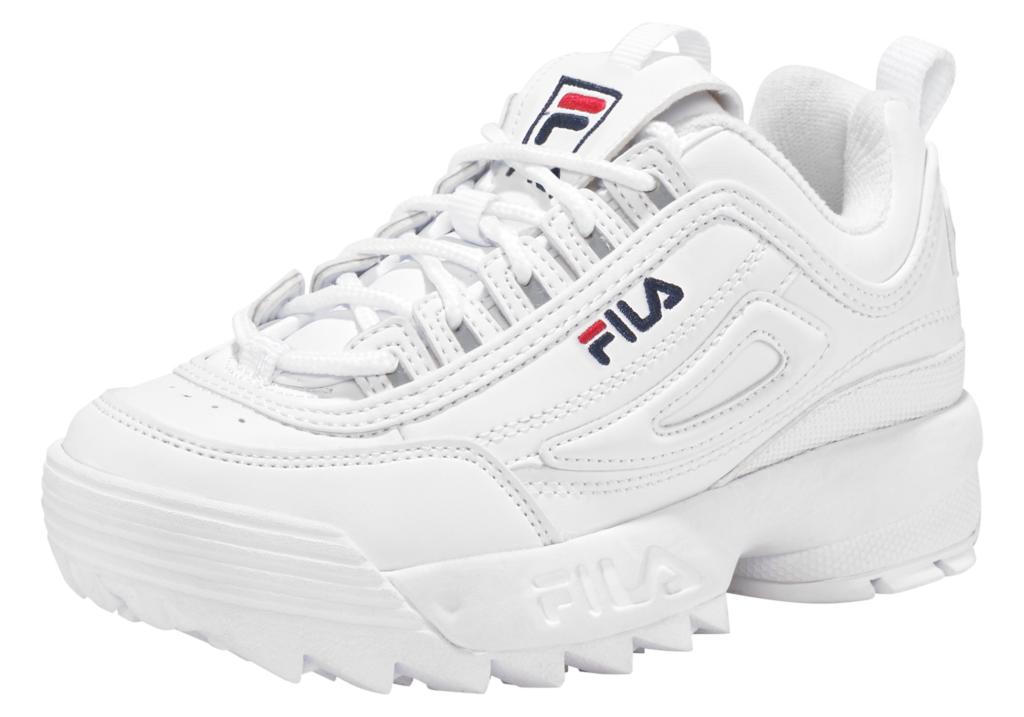Sneaker FILA "Disruptor", Mädchen, Gr. 32, weiß, Synthetik, Schuhe Sneaker