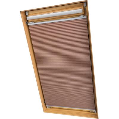 Dachfensterplissee LIEDECO "Universal Dachfenster-Plissee" Gr. 3, beige, B:83cm H:141cm, Obermaterial: 100% Polyester, Plissees, Fixmaß Image
