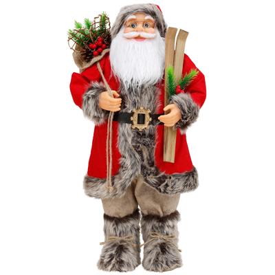 Weihnachtsmann BONETTI "Weihnachtsdeko", rot (bunt), H:60cm, Filz, Dekofiguren, Weihnachtsmann, Höhe ca. 60 cm Image