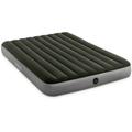 Luftbett INTEX "Dura-Beam DOWNY Airbed" Luftbetten Gr. B/H/L: 137 cm x 25 cm x 191 cm, grau (grau, grün) Luftbetten