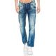 Bequeme Jeans RUSTY NEAL Gr. 34, Länge 32, blau Herren Jeans Straight-fit-Jeans Straight Fit