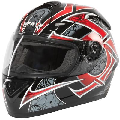 Motorradhelm NERVE "NH2013" Gr. L, rot, Helme, L Kopfumfang: 59cm - 60cm Image