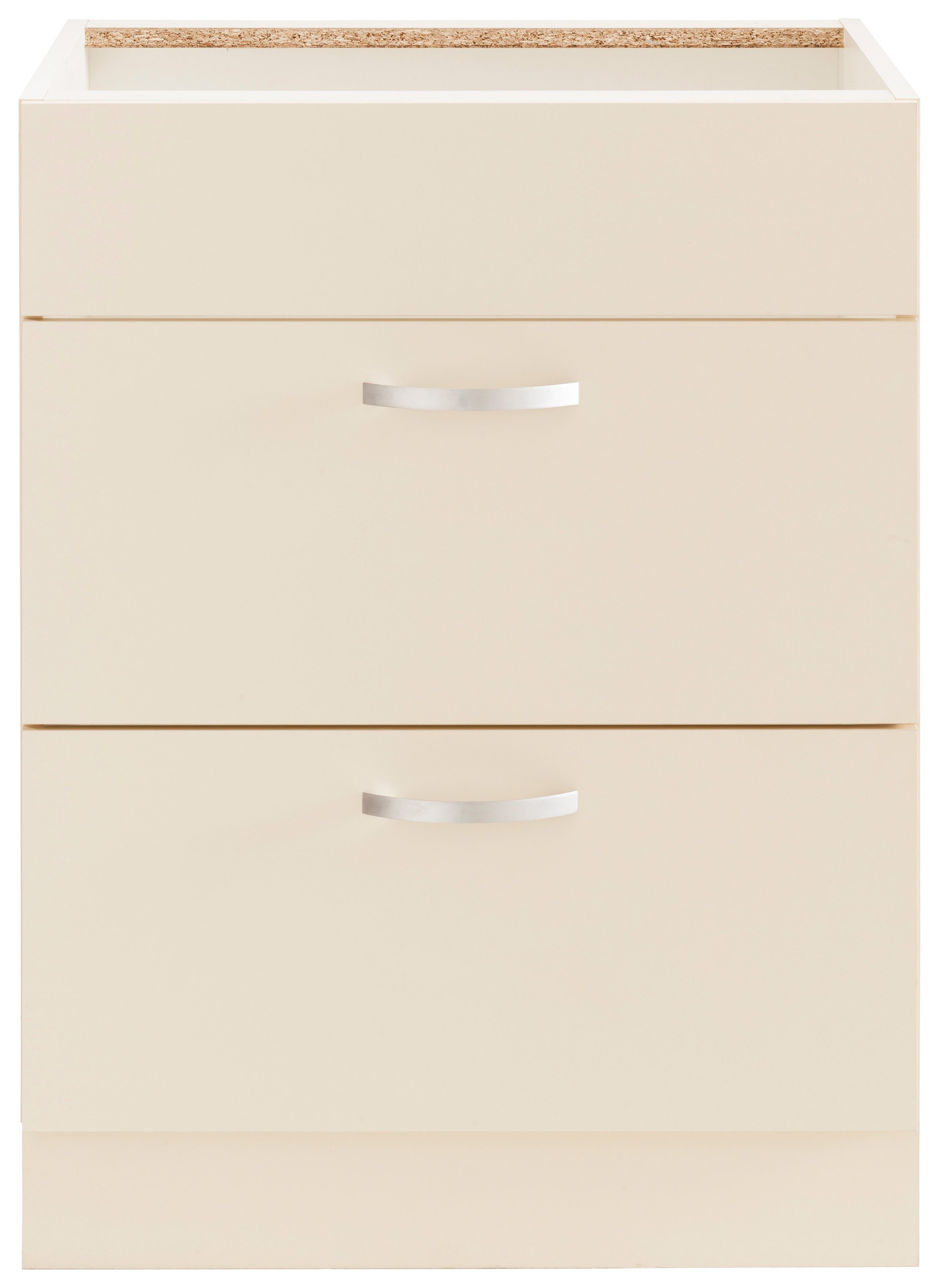 Unterschrank WIHO KÜCHEN "Flexi", beige (front und korpus: magnolia), B:60cm H:82cm T:57cm, Schränke, Breite 60 cm Image