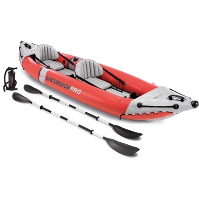 Zweierkajak INTEX "Excursion Pro K2 Set", rot, KleinbooteB:94cm H:46cm L:384cm, Vinyl, B:94cm H:46cm L:384cm Image