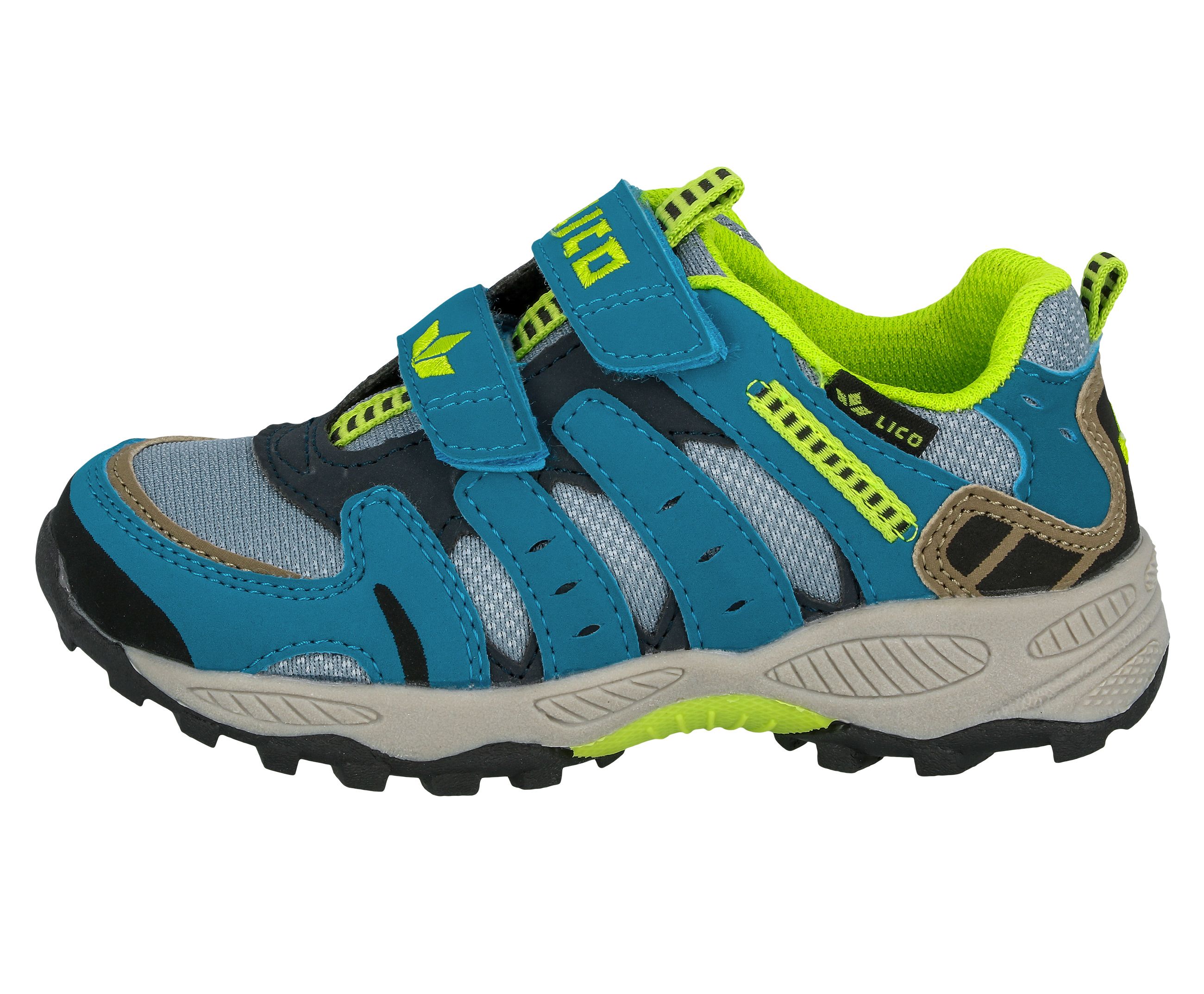 Outdoorschuh LICO "Outdoorschuh Fremont V", Kinder, Gr. 36, grau, Synthetik, Schuhe Outdoorschuh