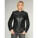 Lederjacke MUSTANG "Henrietta" Gr. M, schwarz (black) Damen Jacken Lederjacken