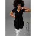 Tunika ANISTON SELECTED Gr. 48, schwarz Damen Tuniken Jersey Shirts Bestseller