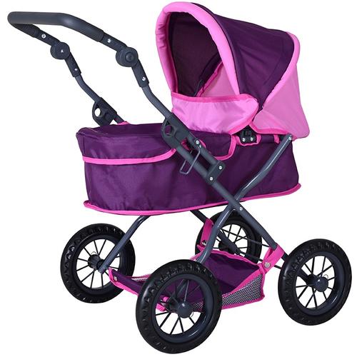 „Puppenwagen KNORRTOYS „“First – NICI Miniclara““ lila (nici miniclara) Kinder Puppenwagen -trage“