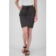 Sommerrock ALIFE & KICKIN "LuciAK B Skirt Damen Sommerrock, Rock" Gr. XS, schwarz (black denim) Damen Röcke