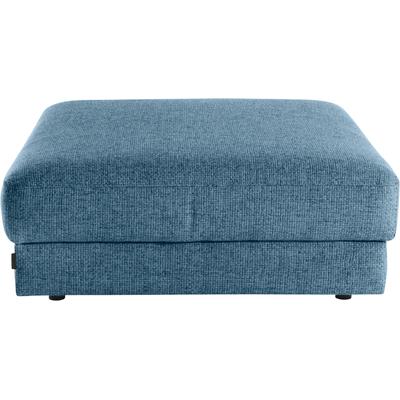 Sofa-Mittelelement PLACES OF STYLE "Bloomfield Mega Hocker in 2 Größen", blau (tepestry), B:128cm H:43cm T:133cm, 100% Polyester, Polsterelemente, Sofa-Element, passende Erweiterung zur Serie "Bloomfield", als Mittelelement passend Image