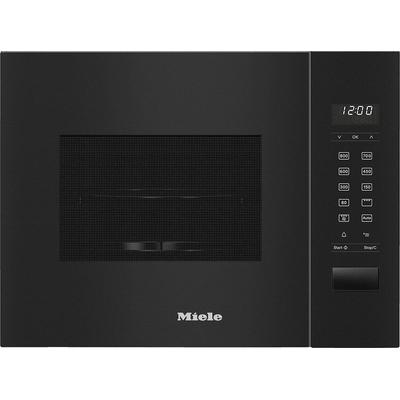 MIELE Einbau-Mikrowelle "M 2224 SC", schwarz (obsidianschwarz), B:49,5cm H:37,2cm T:31cm, Mikrowellen_Minibacköfen_Kleinküchen Image