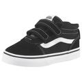 Sneaker VANS "Ward Mid V" Gr. 25, schwarz-weiß (schwarz, weiß) Schuhe Klettschuh Sneaker low