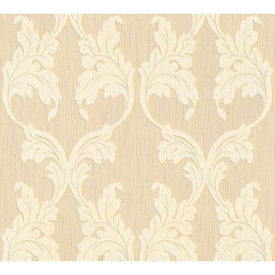 Textiltapete ARCHITECTS PAPER "Tessuto", beige (beige gelb), B:0,53m L:10,05m, Viskose, Vlies, Tapeten, Tapete Barock Tapeten Wohnzimmer Schlafzimmer Küche modern Flur Design Image