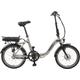 E-Bike SAXXX "Foldi Plus" E-Bikes Gr. 42 cm, 20 Zoll (50,80 cm), silberfarben (silberarben matt) E-Bikes