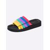 Badepantolette SIEBI`S, Gr. 36, bunt, Synthetik, Schuhe Pantolette